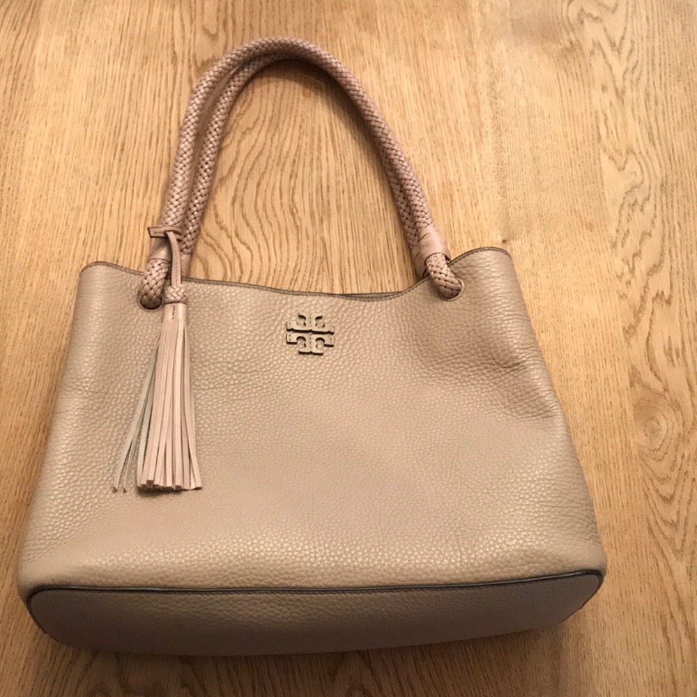 Tory Burch Taylor Triple Compartment Leather Tote